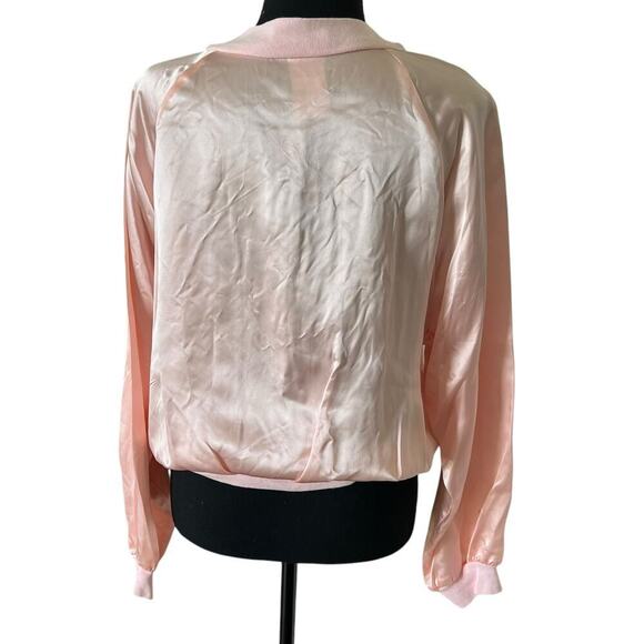 California Costume Collection Vintage Pink Ladies Jacket Large Grease 50s Retro - Picture 2 of 11